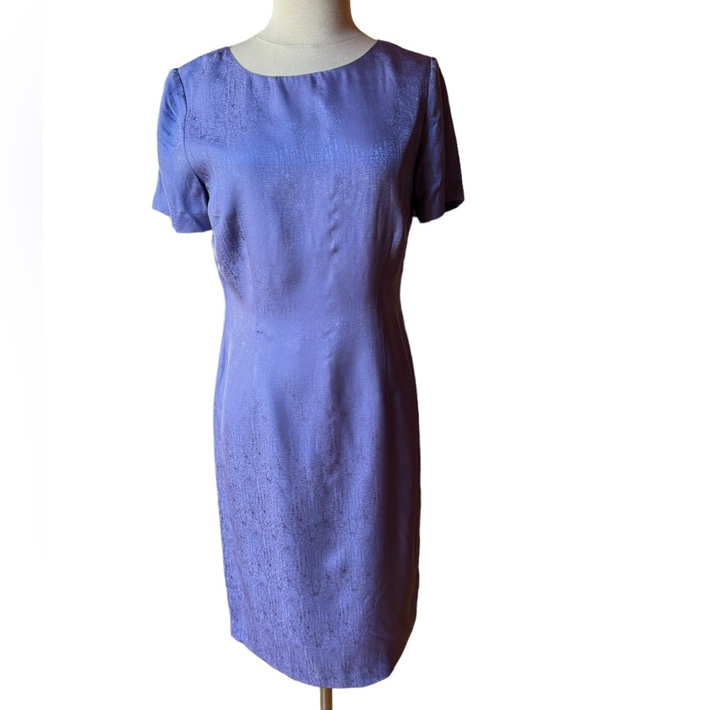 Vintage Adrianna‎ Papell 100% Silk Dress